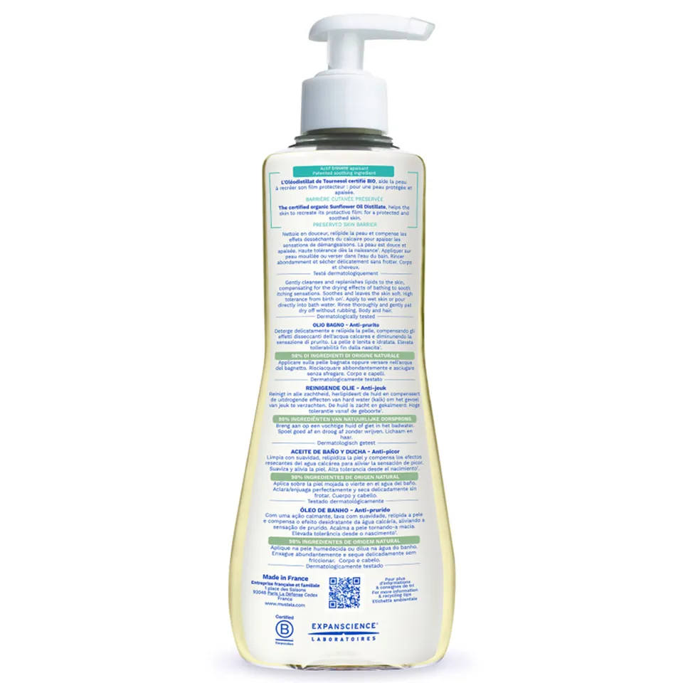 Huile lavante Stelatopia Mustela 500 ml
