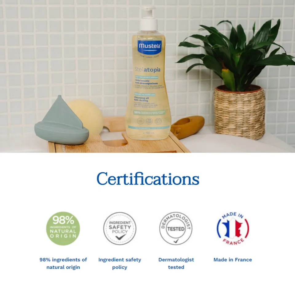 Huile lavante Stelatopia Mustela 500 ml
