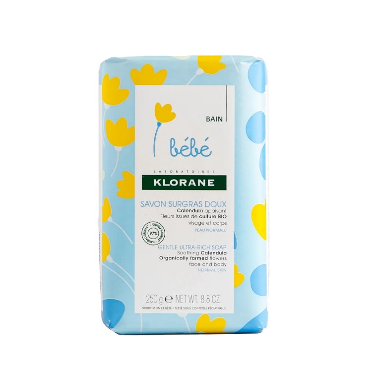 Savon surgras doux au Calendula Klorane Bébé